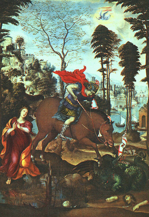 St. George and the Dragon fh